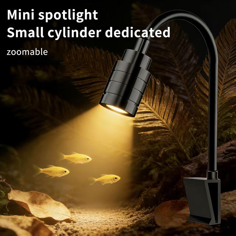 Aquarium Marine Lights - 3-цветная светодиодная лампа-прожектор 3W для аквариумов