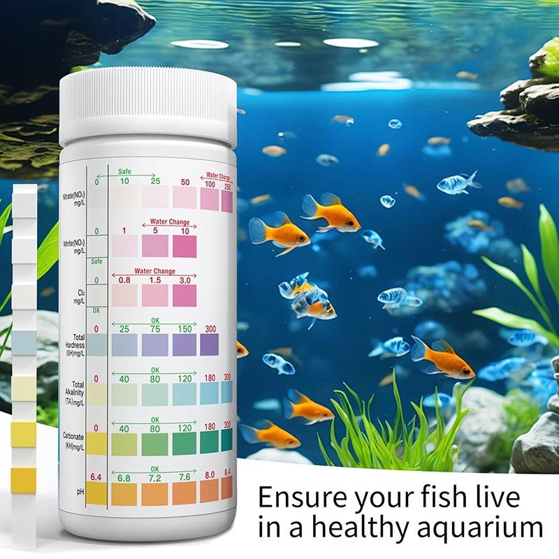 Reef Aquarium - Тест-полоски для аквариумной воды 8 в