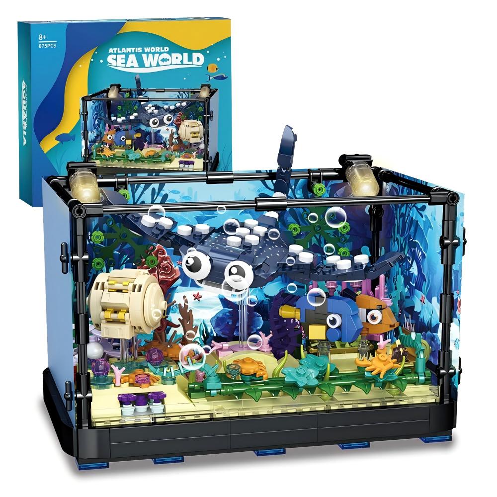 Marine Aquarium Cube - Набор для сборки аквариума - игрушка