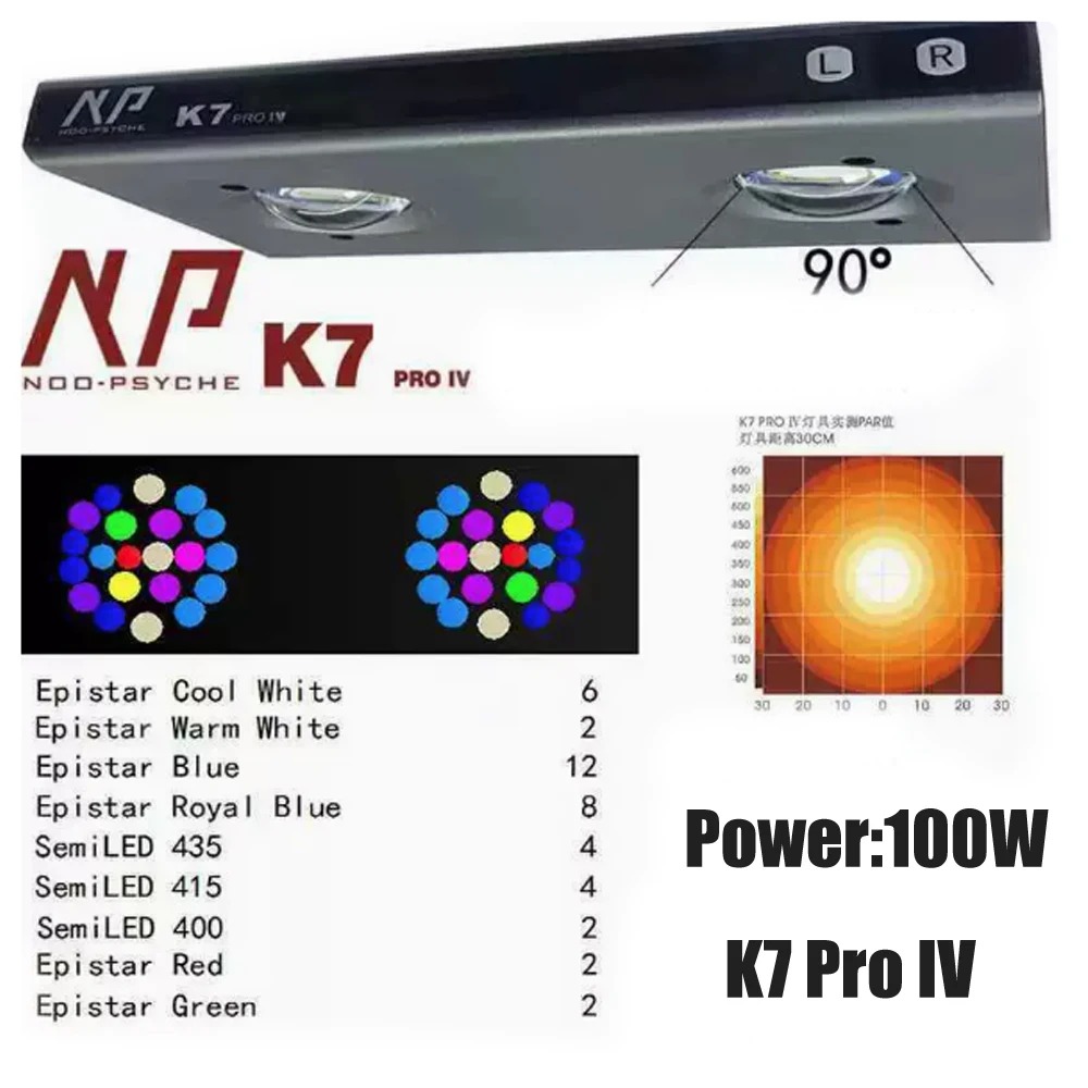 Reef Lighting - Светодиодный светильник для аквариума Noopsyche NP