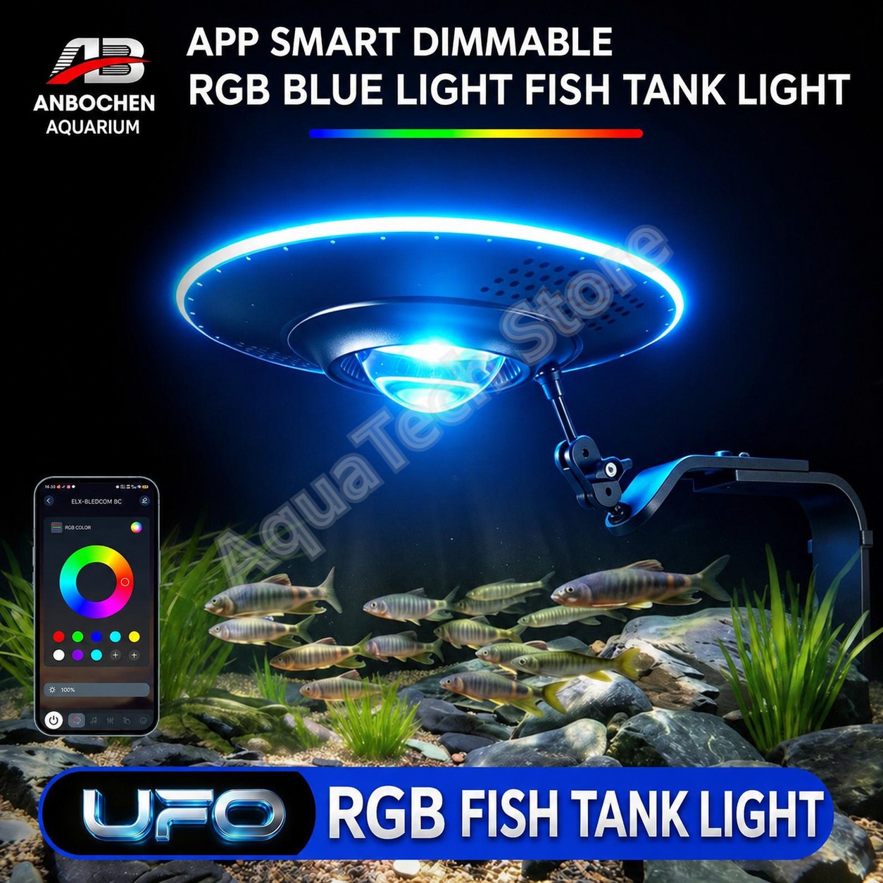 Reef Lighting - Светодиодный светильник для аквариума ANBOCHEN UFO