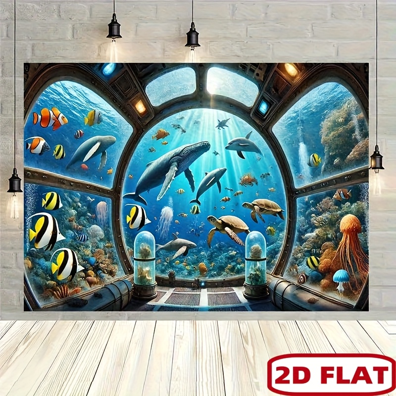 Подводное окно с изображением  – обзор и цена Ocean Aquarium