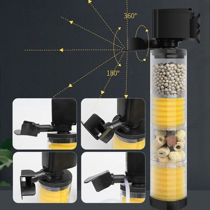 Бесшумный фильтр 220 В, 50 Гц  – обзор и цена Reef Tank Filter