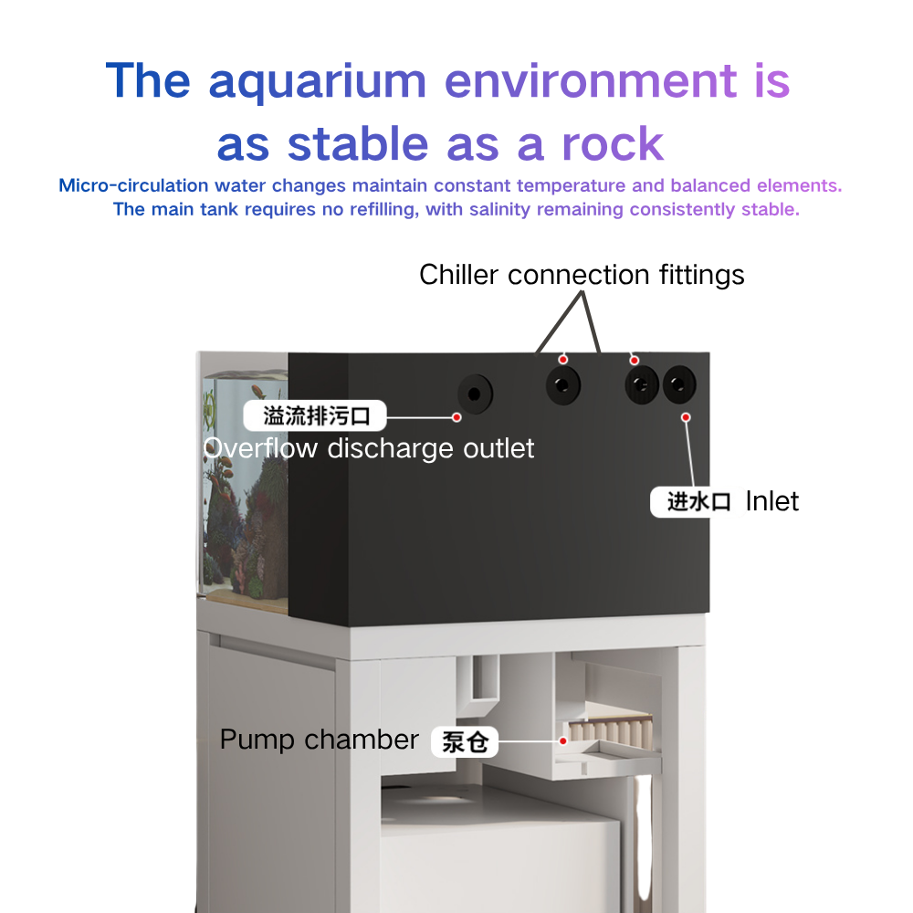 Умный аквариум с автоматическо – обзор и цена Marine Aquarium Cube